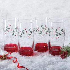 Winterberry® Set of 4 Cooler Glasses