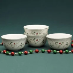 Winterberry® Set of 4 Deep Soup Cereal Bowls