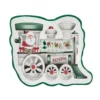 Winterberry® Set of 4 Figural Appetizer Dessert Plates