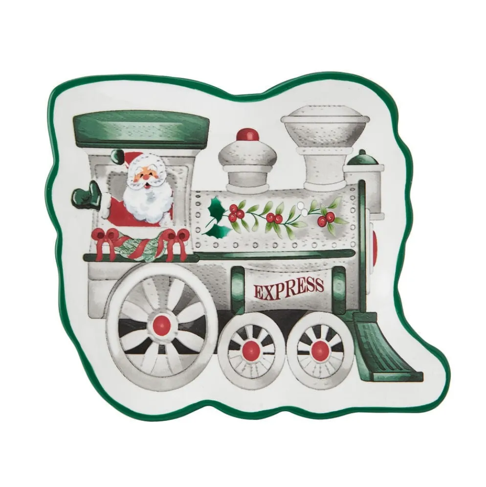 Winterberry® Set of 4 Figural Appetizer Dessert Plates