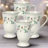 Winterberry® Set of 4 Footed Mugs