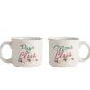 Winterberry® Set of 2 Mama and Papa Claus Mugs