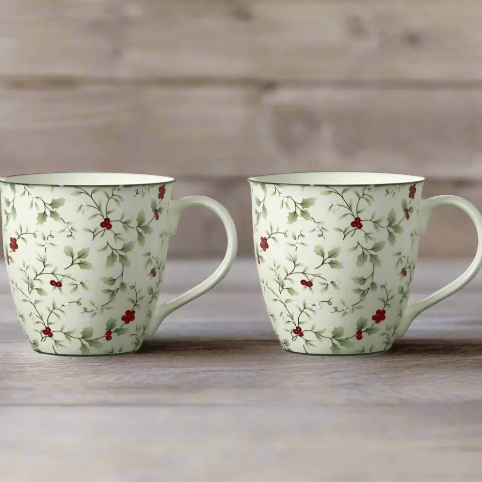 Winterberry® Set of 2 Mugs