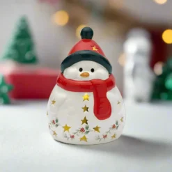 Winterberry® Snowman with LED Light