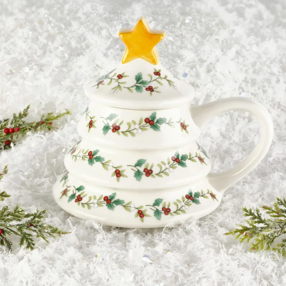 Winterberry® Tree Figural Covered Mug
