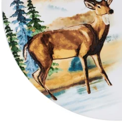 Woodland Animals 12 Piece Dinnerware Set, Service for 4