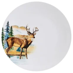 Woodland Animals 12 Piece Dinnerware Set, Service for 4