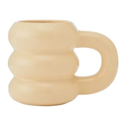 Yellow Rounded Cloud Mug