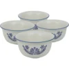 Yorktowne Set of 4 Deep Soup Cereal Bowls