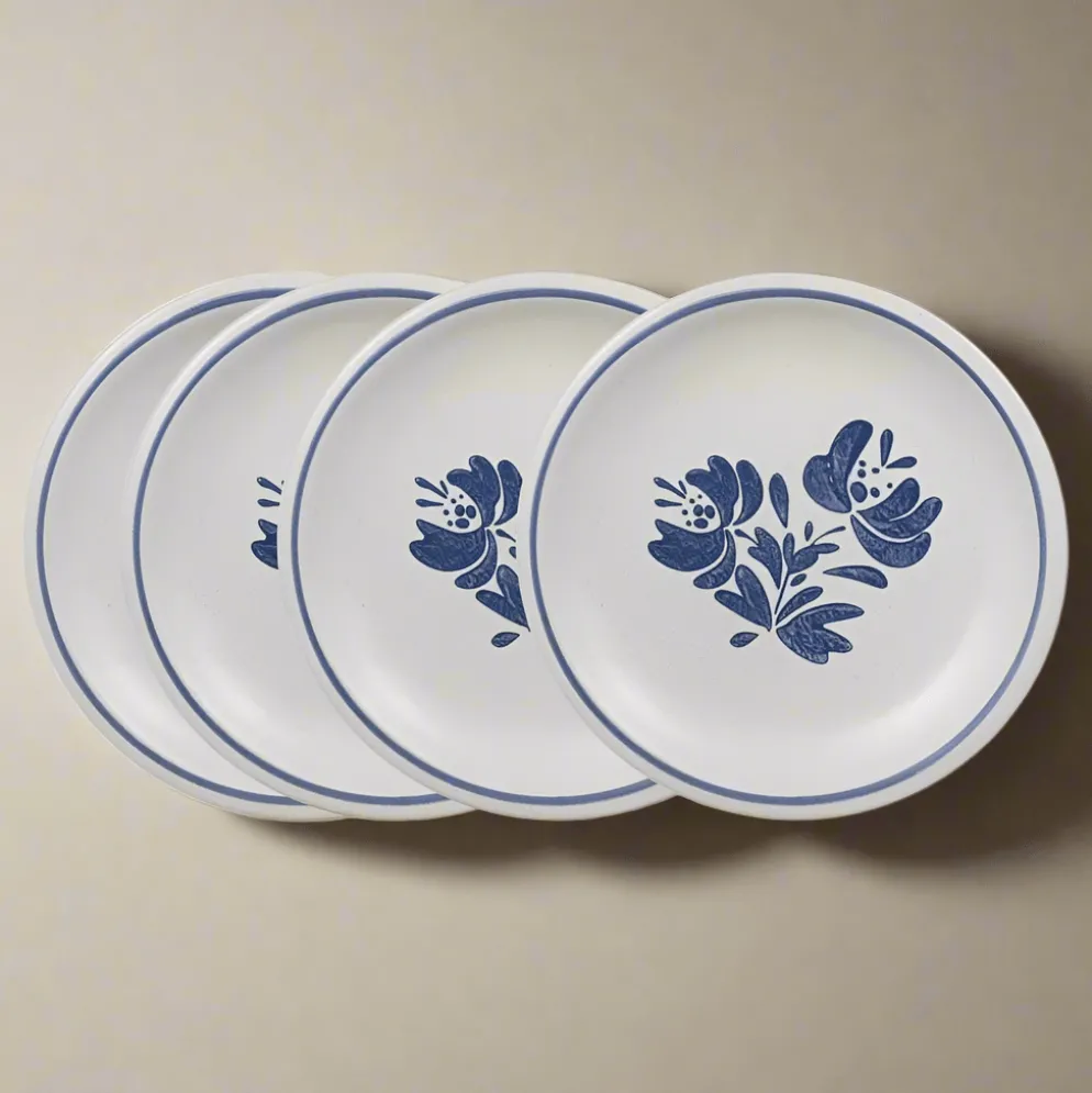 Yorktowne Set of 4 Luncheon Plates