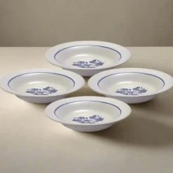 Yorktowne Set of 4 Rim Soup Bowls