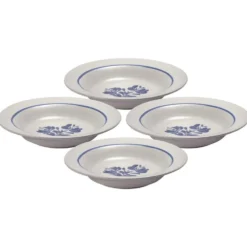 Yorktowne Set of 4 Rim Soup Bowls